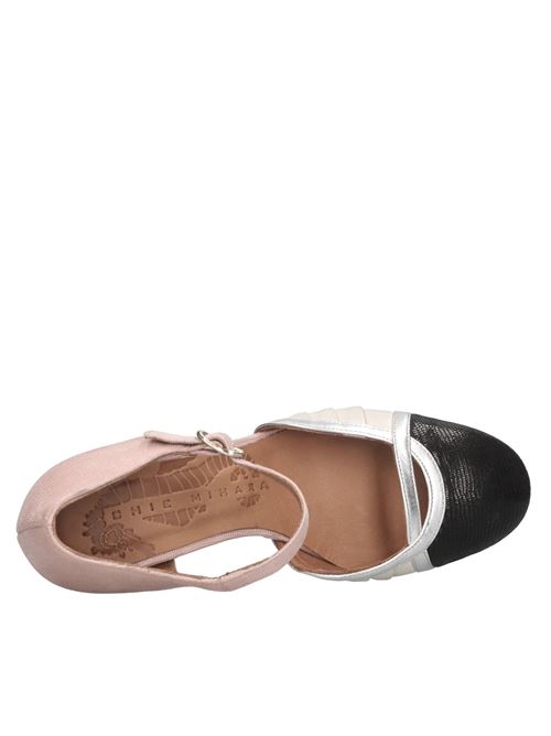 Décolleté Milenia in pelle CHIE MIHARA | MILENIA JEEPNERO-LECHE-ARGENTO-ROSA